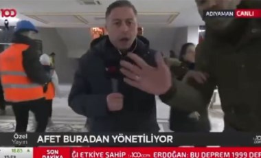 Canlı yayında depremzedenin sesini kesti: 'Ben konuşmak istiyorum ama...'