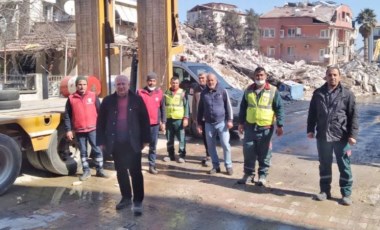 Menteşe Belediye Başkanı Gümüş destek için deprem bölgesine gitti