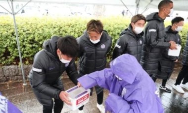 Japon ekibi Sanfrecce Hiroshima, depremzedeleri unutmadı