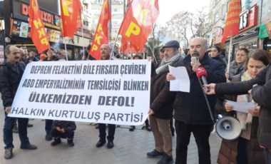 HKP'den Antony Blinken protestosu: Ülkemizden defol!