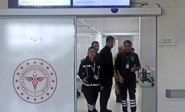 Eşiyle ultrason odasına alınmayınca doktoru ve sekreteri darbetti