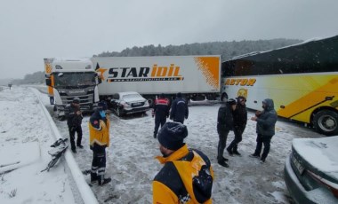 Son dakika... Bolu Yedigöller'de zincirleme kaza!