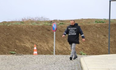 İşinden atılan işçi, Tekirdağ’dan Ankara’ya yürüyor