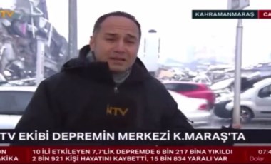 NTV canlı yayında arka plandaki depremzedelerin seslerini kestiler