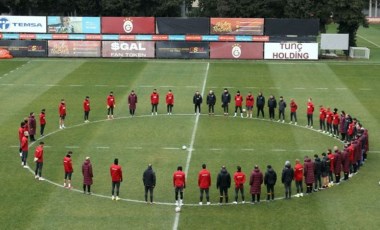 Galatasaray'dan depremzedeler için saygı duruşu