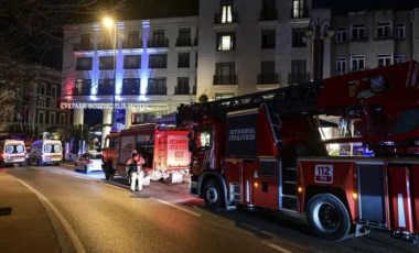 Beyoğlu'nda ünlü otelde yangın paniği!