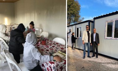 Hatay’da çocuklar için konteyner kütüphane