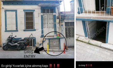 Sosyal medyada kiralık evi görenler şaşırdı: 'Sürünerek giriliyor'