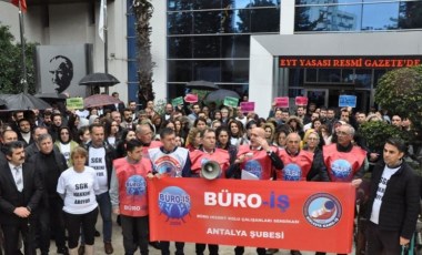 Büro-İş Başkanı Hamzaçebi: ‘İş bırakmaya mecbur bırakıldık’