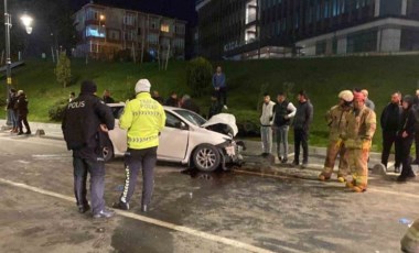 Silivri’de otobüs ile otomobil çarpıştı: 1 ölü, 2 yaralı