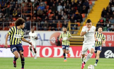 Fenerbahçe 3 puanı 3 golle aldı! Alanyaspor 1-3 Fenerbahçe