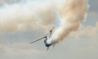 Kolombiya'da askeri helikopter düştü