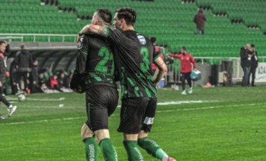 Sakaryaspor, sahasında kazandı