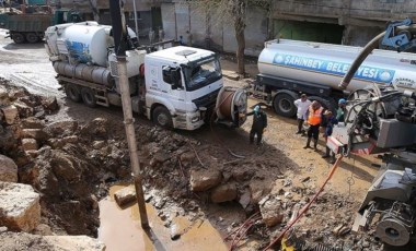 Selden etkilenen Şanlıurfa'da şebeke suyu yeniden içilebilecek