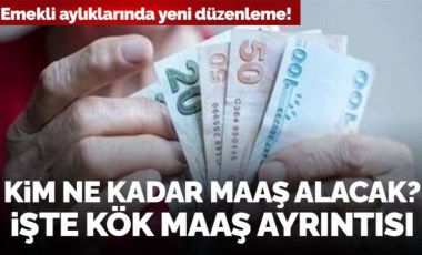 Emekli aylıklarında yeni düzenleme! Kök maaş ayrıntısı: Zam dönemi hesaplama nasıl olacak?