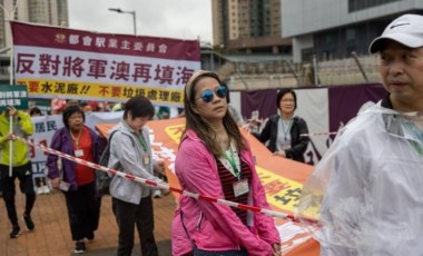 Hong Kong’da 2020’den bu yana ilk protesto