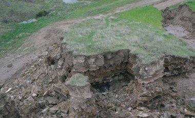 Adıyaman'da deprem tepeyi ikiye ayırdı! İşte o görüntüler