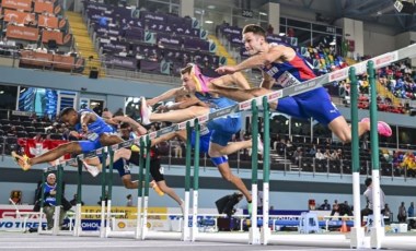 Erkekler 60 metre engellide finalistler belli oldu