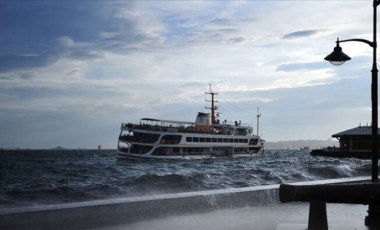 İstanbul'da bazı vapur seferleri iptal edildi (11 Nisan 2023)