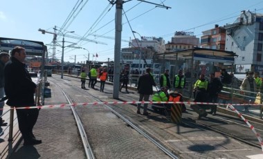 Güngören'de tramvay raydan çıktı: Seferler durduruldu