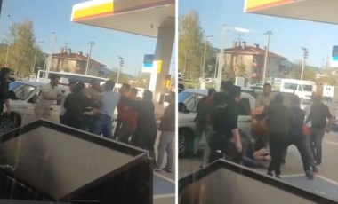 Petrol istasyonu muharebesi: Yumruk yumruğa kavga ettiler