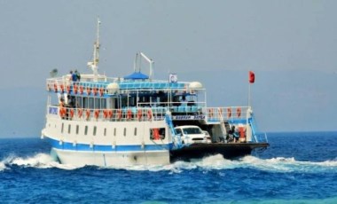 Bodrum'da feribot seferlerine fırtına engeli (14 Nisan 2023)