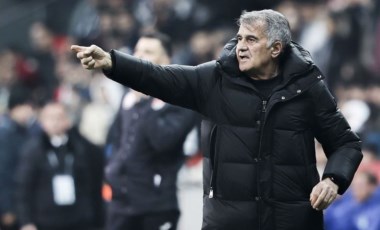 Beşiktaş'ta Şenol Güneş'ten iki isme eleştiri