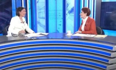 Meral Akşener ve Ece Üner'in reklam arası diyaloğu kameraya yansıdı