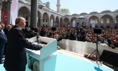 Son dakika... Erdoğan cami avlusunu miting alanına çevirdi: '14 Mayıs bunların sonu olmalı'