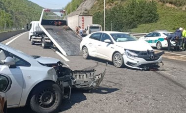 Bolu'da zincirleme kaza: TEM Otoyolu trafiğe kapatıldı!