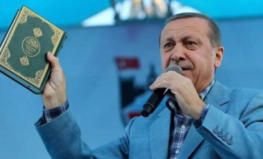 Kuran ile meydan meydan gezen Erdoğan, Kılıçdaroğlu'nu mezhep istismarı yapmakla suçladı