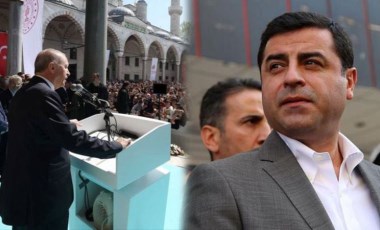 Demirtaş'tan Erdoğan'a tepki: Oy için ne din bıraktı ne iman