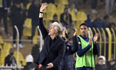 Fenerbahçe'de Jorge Jesus'a tepki