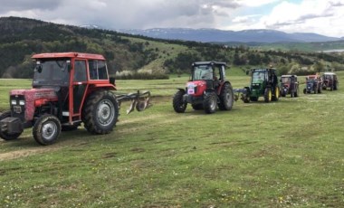 Yurttaşlar, Güneş Enerji Santrali projesine tepki gösterdi: Traktörlü eylem