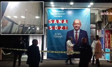 Millet İttifakı'nın Beyoğlu Seçim Koordinasyon Merkezi'ne taşlı saldırı