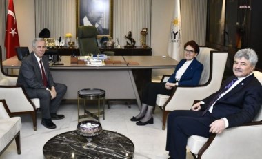 İYİ Parti Lideri Meral Akşener, ABB Başkanı Mansur Yavaş ile görüştü