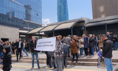 Mahir Akkoyun’a adliye önünde destek eylemi: Muhalefete gözdağıdır!