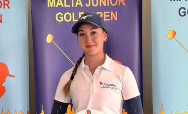 Golfçü Deniz Sapmaz, Malta Junior Open'da genç kızlar şampiyonu oldu