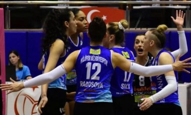 Nilüfer Belediyespor evinde set vermedi