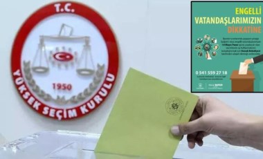 İzmir'de seçim günü engelli yurttaşlara özel hizmet