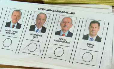 Seçmenlere, Muharrem İnce'ye çarpı atılan oy pusulaları verildi!