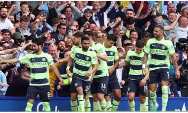 Manchester City'den üst üste 11. galibiyet! Everton 0 - 3 Manchester City (Maç sonucu)