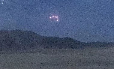 Kaliforniya'da 'UFO' görüntülendi