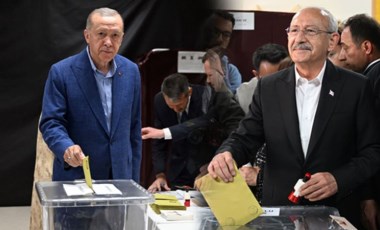 Cumhurbaşkanı adayları Erdoğan ve Kılıçdaroğlu oylarını kullandı