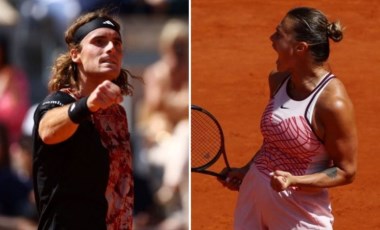 Aryna Sabalenka ile Stefanos Tsitsipas Fransa Açık'a hatasız başladı