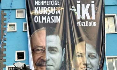 Kılıçdaroğlu ve Akşener'i hedef alan provokatif pankartla ilgili itiraza ret kararı!