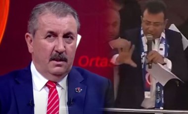 İmamoğlu'na taşlı saldırıya sahip çıktı... BBP lideri Destici'den skandal sözler: 'Dadaşlar meydanı boş bırakır mı?'