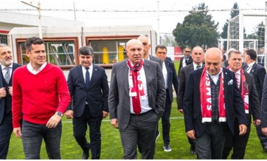 TFF Başkanı Büyükekşi, Samsunspor tesislerini inceledi