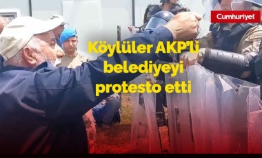 Kılıçdaroğlu'na sadece 28 oy çıkmıştı! Köylüler AKP’li belediyeyi protesto etti.