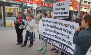 HKP'den HÜDA PAR ve Yeniden Refah Partisi protestosu